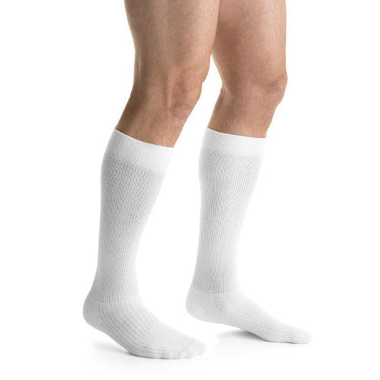 Sigvaris Cotton Ribbed - 30-40mmHg Unisex Compression/Support Socks (Open  Toe)