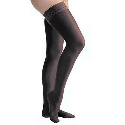 Buy Activa Ultra-Sheer Lace Top Thigh High Compression Socks