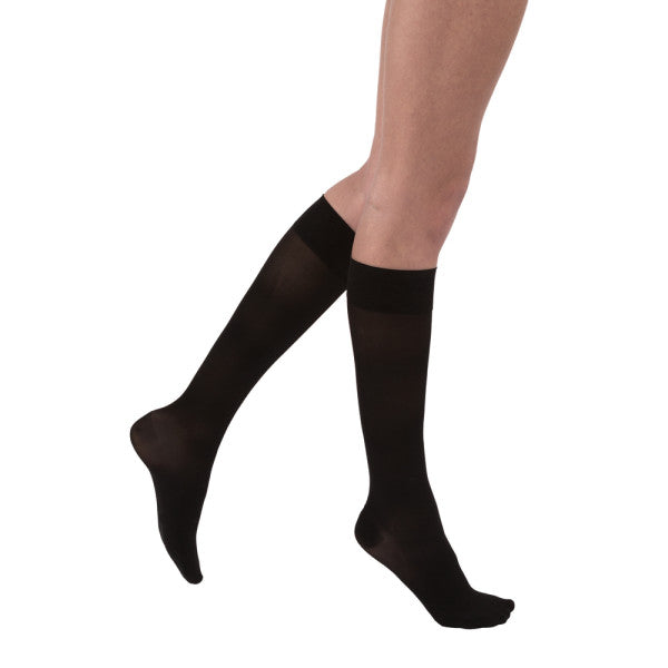 JOBST® UltraSheer SoftFit Women's 20-30 mmHg Knee High, Classic Black