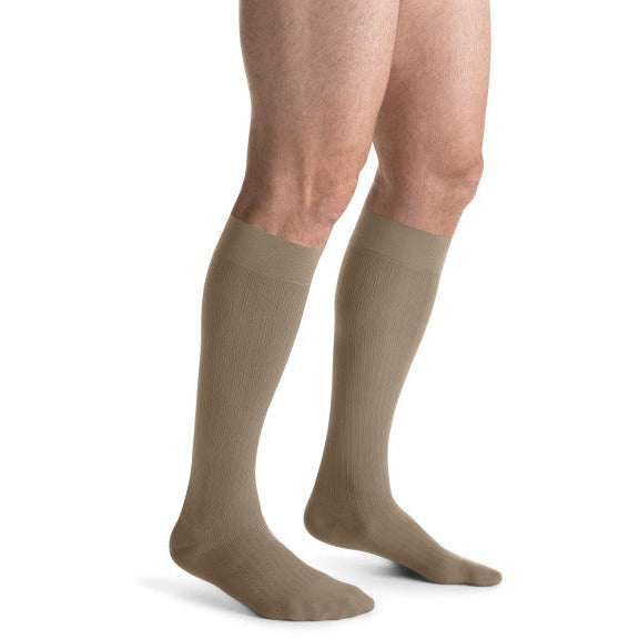 JOBST® forMen Ambition SoftFit 30-40 mmHg Knee High, Khaki