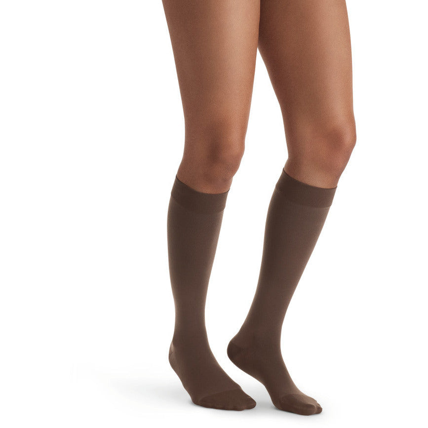 JOBST SupportWear Knee High Stockings 8-15 mmHg Ultra Sheer Silky Beige,  Medium, 1 Pair (Pack of 3) : Sports & Outdoors 