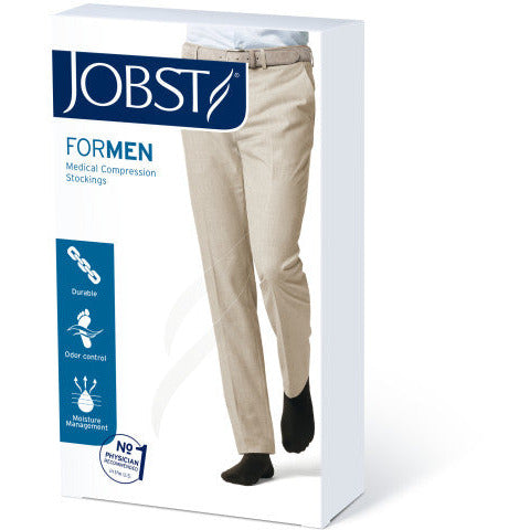 JOBST® forMen Knee High 30-40 mmHg, Open Toe